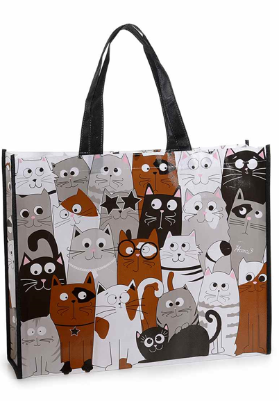 Borsa Rigida "Funny Cats" - Art From Italy