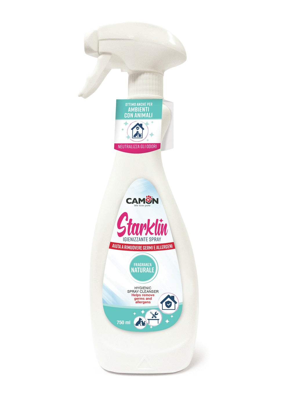 Spray Igienizzante Starkling 750ml - Camon