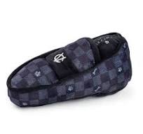 Gioco Peluche ''Black Checker Vuitton Mocassino'' - HDD